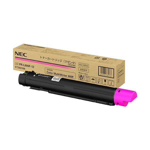 NEC トナーカートリッジ マゼンタ PR-L600F-12 1個〔代引不可〕 NEC トナーカートリッジ マゼンタ PR-L600F-12 1個〔代引不可〕