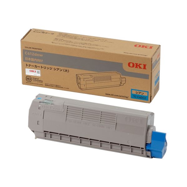 沖データ 大容量トナーカートリッジ シアン TC-C4DC2 1個〔代引不可〕の通販は