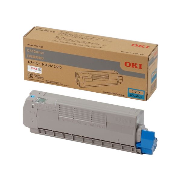 沖データ トナーカートリッジ シアン TC-C4DC1 1個〔代引不可〕の通販は