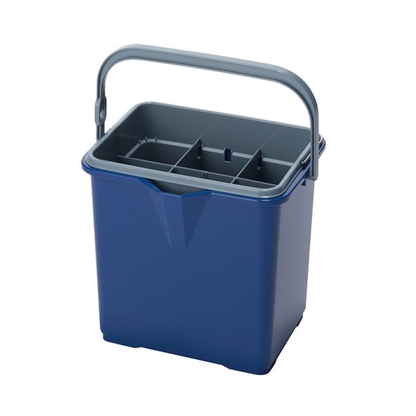 テラモト 仕切付きバケツII ブルーCE-447-100-3 1個〔代引不可〕の通販は