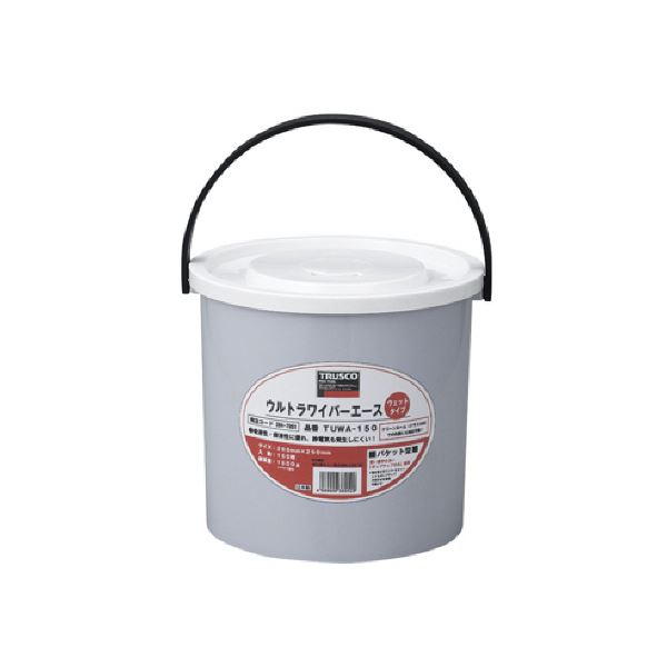 TRUSCOウルトラワイパーエースバケット シートサイズ260×250mm ホワイト TUWA-150 1個〔代引不可〕の通販は