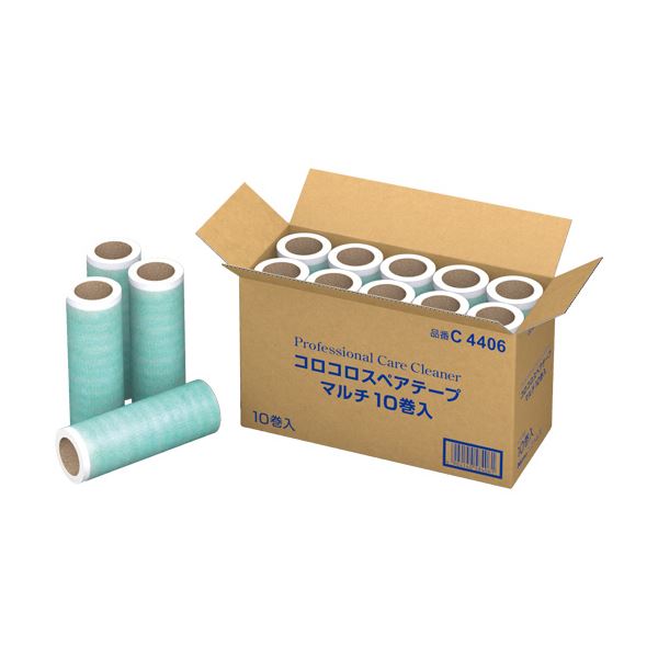 （まとめ）ニトムズ プロフェッショナルケアクリーナーシリーズ クッション粘着 25周巻 C4406 1箱（10巻）〔×2セット〕〔代引不可〕の通販は 8,730円