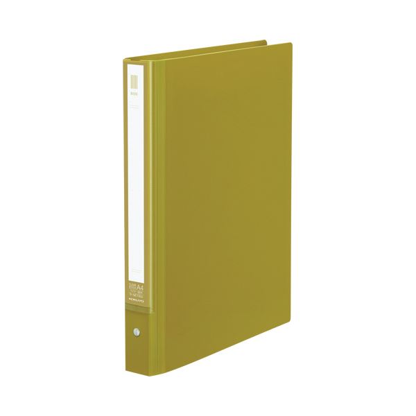 （まとめ）コクヨ クリヤーブック（NEOS） 替紙式 A4タテ 30穴 20ポケット付属 背幅33〜50mm ライトオリーブ ラ-NE730G 1冊〔×5セット〕〔代引不可〕の通販は
