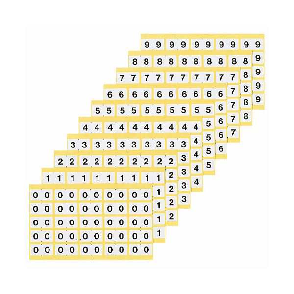 （まとめ）ライオン事務器 ナンバーラベルL 数字5 KL-1-5 1パック（250片：25片×10シート）〔×5セット〕〔代引不可〕の通販は
