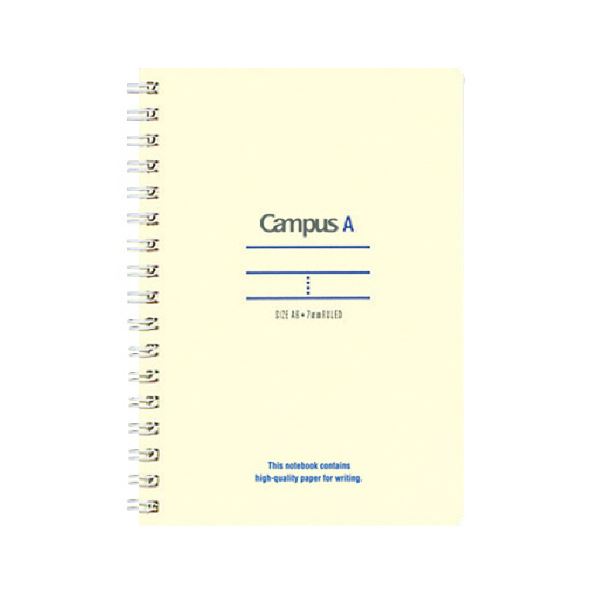 (まとめ)コクヨ キャンパスツインリングノート(ミニサイズ)A6 A罫 50枚 青 ス-T150A-B 1セット(10冊)〔×5セット〕〔代引不可〕の通販は