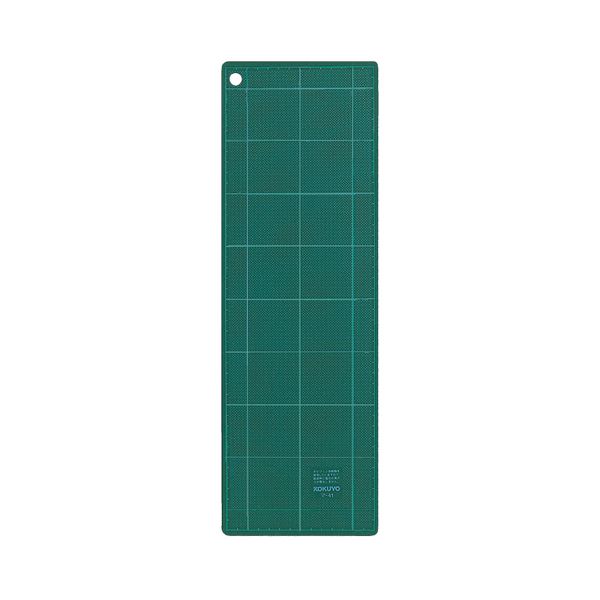 （まとめ）コクヨ カッティングマット（両面仕様）450×150×3mm グリーン マ-41 1枚〔×5セット〕〔代引不可〕の通販は