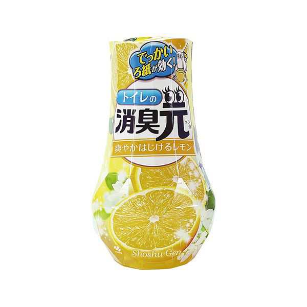 （まとめ）小林製薬 トイレの消臭元爽やかはじけるレモン 400ml 1セット（5個）〔×5セット〕〔代引不可〕