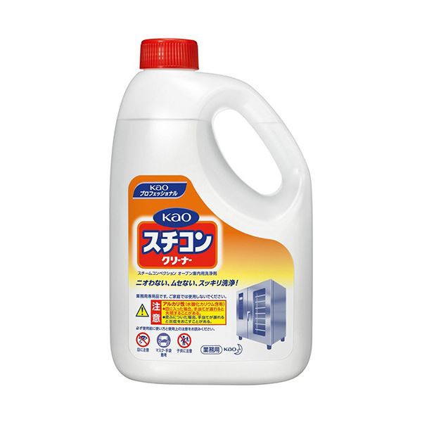 （まとめ）花王 スチコンクリーナー 業務用 2L 1本〔×5セット〕〔代引不可〕