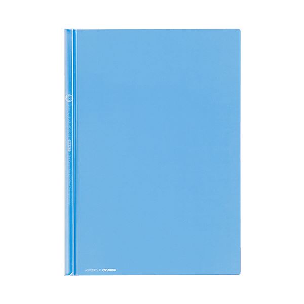 （まとめ）コクヨ レールクリヤーホルダー（カラーズ）PET A4タテ 20枚収容 青 フ-TPC760B 1セット（5冊）〔×10セット〕〔代引不可〕