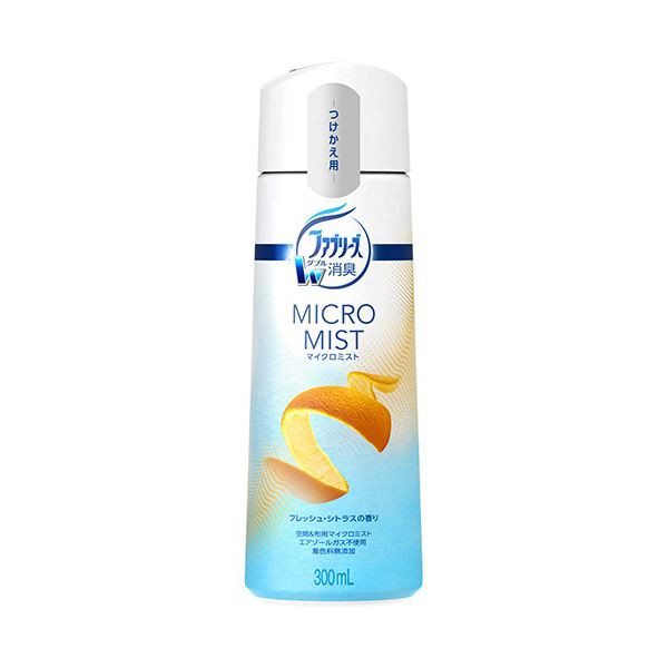 （まとめ）P＆G ファブリーズマイクロミスト フレッシュ・シトラスの香り つけかえ用 300ml 1本〔×10セット〕〔代引不可〕の通販は 8,561円