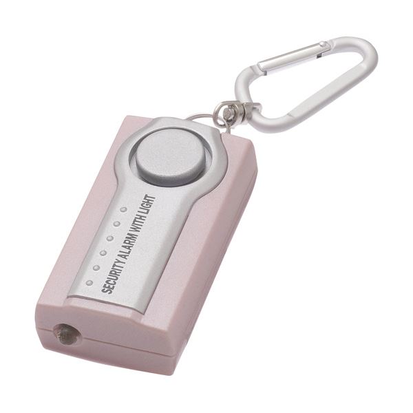 （まとめ）ヤザワLEDライト付セキュリティアラーム ピンク SE25P 1個〔×10セット〕〔代引不可〕
