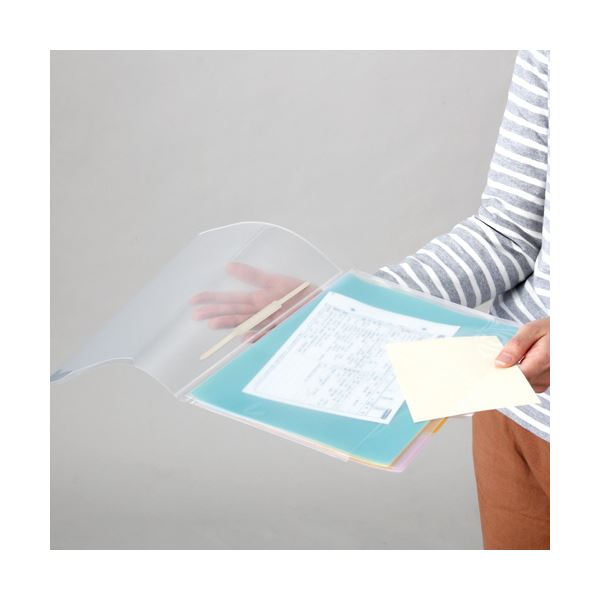 （まとめ）ハピラ 持ち出しファイル ファスナー付A4 MDFF01 1冊〔×20セット〕〔代引不可〕