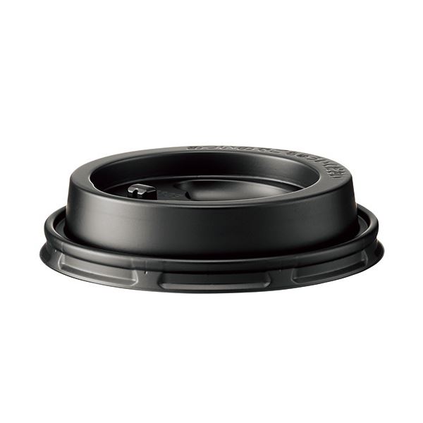 (まとめ)サンナップ 断熱紙カップ 260ml 用フタ 黒 リフトアップ型 CRU2650EBK 1パック(50個)〔×20セット〕〔代引不可〕の通販は