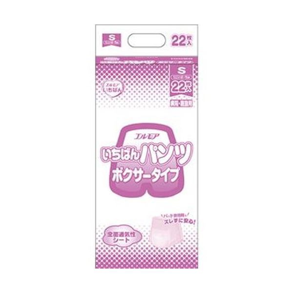 （まとめ）カミ商事 エルモア いちばん パンツボクサータイプ S 1パック（22枚）〔×10セット〕〔代引不可〕