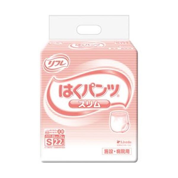 （まとめ）リブドゥコーポレーション リフレはくパンツ スリムタイプ S 1パック（22枚）〔×10セット〕〔代引不可〕