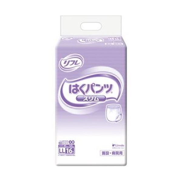 （まとめ）リブドゥコーポレーション リフレはくパンツ スリムタイプ LL 1パック（16枚）〔×10セット〕〔代引不可〕