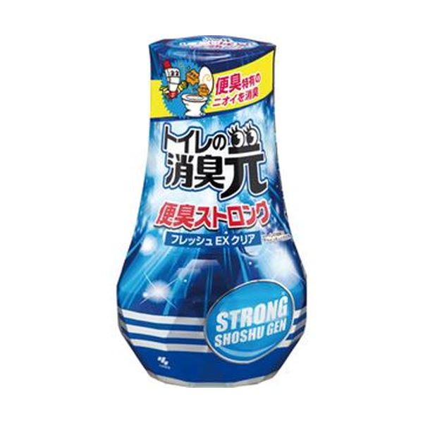 （まとめ）小林製薬 トイレの消臭元 便臭ストロングフレッシュEXクリア 400ml 1セット（3個）〔×10セット〕〔代引不可〕の通販は 14,432円