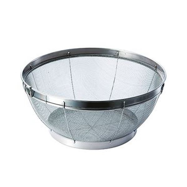 (60個セット) ステンレス 深型 ざる/調理器具 (丸型 17cm) スタッキング式 頑丈仕様 SUIグート (キッチン 台所)