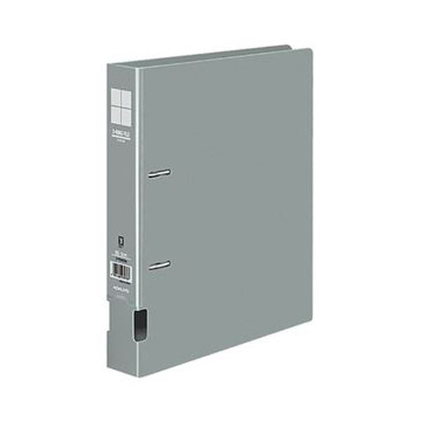 （まとめ）コクヨ DリングファイルS型再生PP表紙 B5タテ 2穴 300枚収容 背幅45mm グレー フ-FD431NM 1セット（4冊）〔×10セット〕〔代引不可〕の通販は