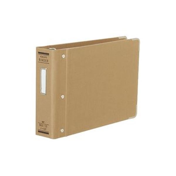 まとめ）コクヨ バインダーMP（布貼り）B6ヨコ 13穴 200枚収容