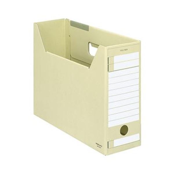 （まとめ）コクヨ ファイルボックス-FS（Eタイプ）（A4ジャスボックス）A4ヨコ 背幅102mm 黄 A4-LFE-Y 1セット（5冊）〔×10セット〕〔代引不可〕の通販は 21,456円