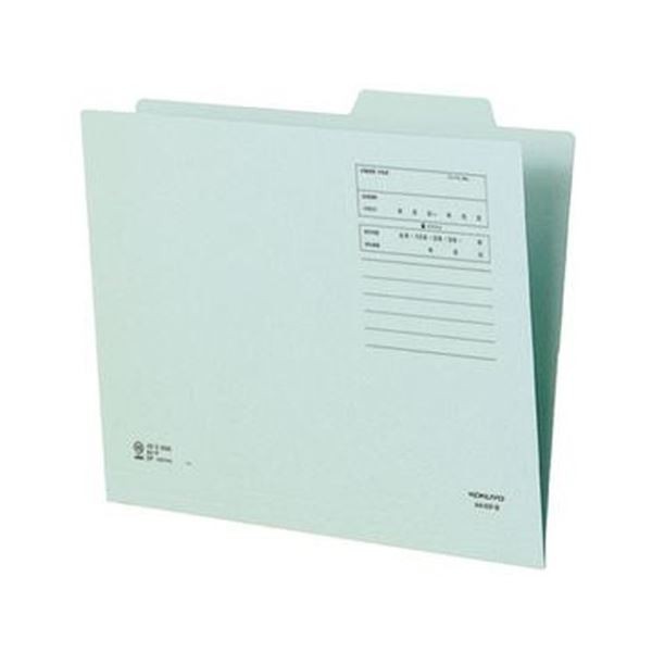 まとめ）コクヨ 個別フォルダー（間伐材使用）A4 青 A4-KIF-B 1セット（10冊）〔×10セット〕 2022年激安 日用品・文房具・手芸用品 