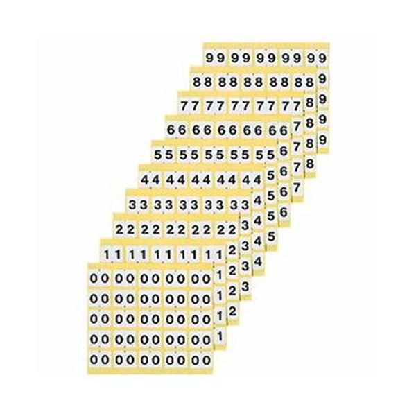 （まとめ）ライオン事務器 ナンバーラベルM 数字 7 KM-1-7 1パック（250片：25片×10シート）〔×10セット〕〔代引不可〕