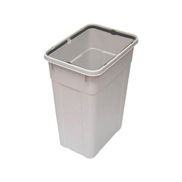 （まとめ）TRUSCO 分別ペール45型 本体47L ライトグレー TBP-45H 1個（フタ別売）〔×5セット〕〔代引不可〕の通販は