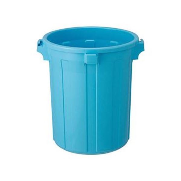 （まとめ）TRUSCO エコペール 丸型 本体45L ブルー RBK-45 1個（フタ別売）〔×5セット〕〔代引不可〕の通販は 24,850円