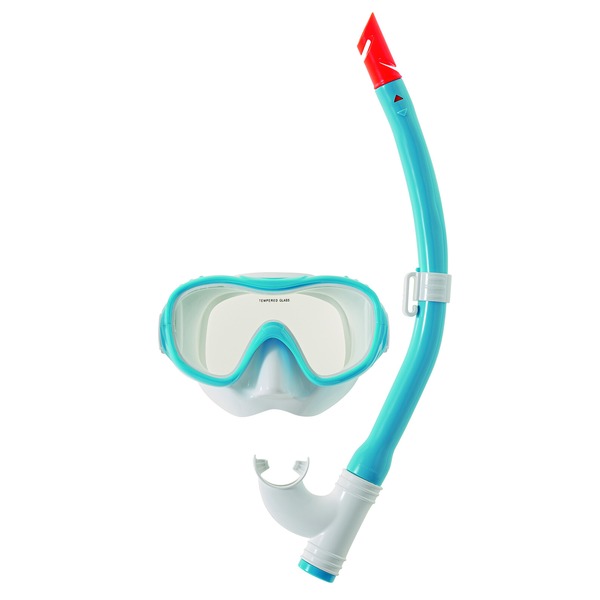 子ども用 シリコンマスクスノーケルセット ブルー〔代引不可〕の通販は 5,112円