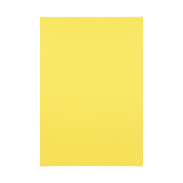 （まとめ）スマートバリュー 色画用紙 4ツ切10枚 レモン P144J-2〔×20セット〕〔代引不可〕の通販は