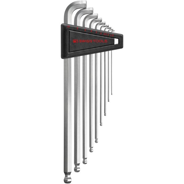 PB SWISS TOOLS マルチアングルボール付ロング六角レンチセット（パック入） 2222LH-10CN〔代引不可〕の通販は