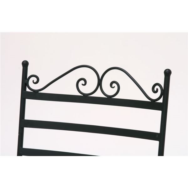 折りたたみ椅子 2脚セット 幅38×奥行50×高さ90×座面高45cm スチール 折りたたみ式 ガーデンチェア ベランダ ウッドデッキ〔代引不可〕の通販は