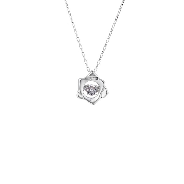 ダンシングストーンペンダント/プラチナネックレス〔Pt900・天然ダイヤモンド0.05ct〕FTW-1832-Pt〔代引不可〕の通販は