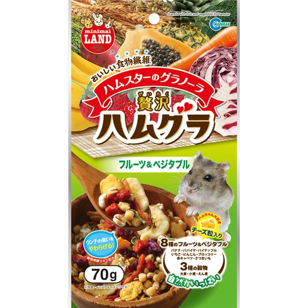 (まとめ）贅沢ハムグラ フルーツ＆ベジタブル 70g（ペット用品）〔×12セット〕〔代引不可〕の通販は 5,060円