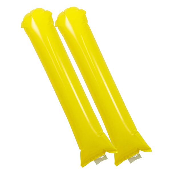 （まとめ）スティックバルーン イエロー〔×50セット〕〔代引不可〕の通販は