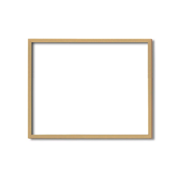 〔木製額〕色あせを防ぐUVカットアクリル デッサン額 三三サイズ（606×455mm）木地 壁掛けひも付き 化粧箱入り〔代引不可〕の通販は