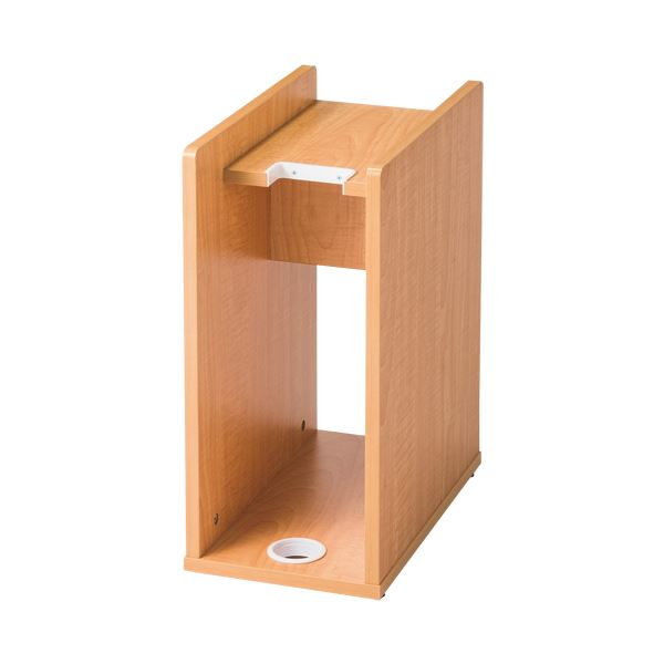 アール・エフ・ヤマカワ 杖置き付き荷物置き 幅440×奥行250×高さ560mm ナチュラル RFNO-T5025NA 1台 〔組立品〕〔代引不可〕の通販は