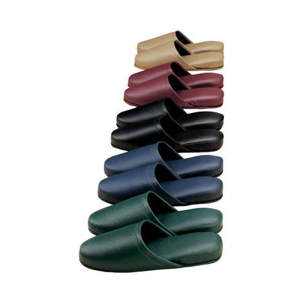 TOKYO SLIPPER 抗菌レザー調スリッパ 10足セット 大売出し