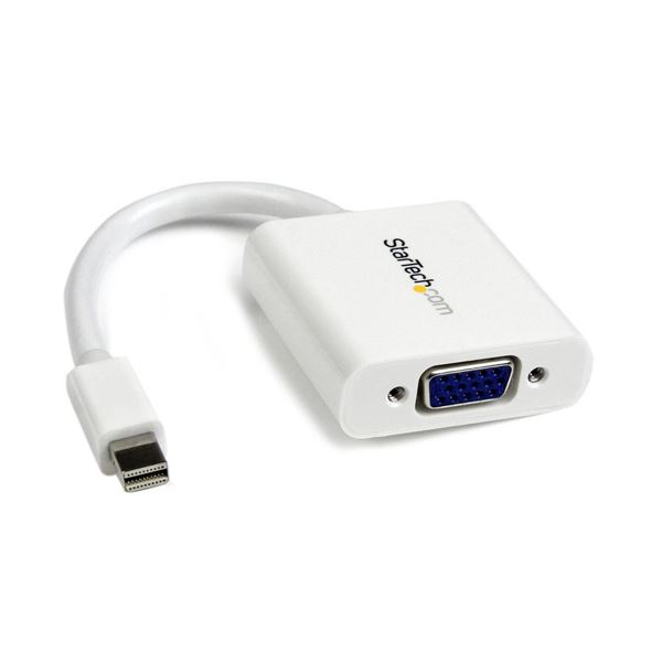（まとめ）StarTech.com MiniDisplayPort-VGA変換アダプタ MDP2VGAW 1個 〔×3セット〕〔代引不可〕の通販は