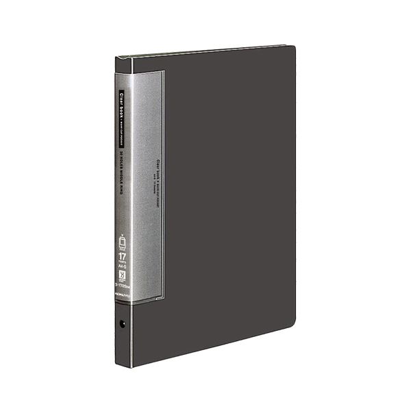 （まとめ）コクヨ クリヤーブック（ウェーブカットポケット・替紙式） A4タテ 30穴 17ポケット付属 背幅27mm ダークグレー ラ-T720DM 1冊 〔×3セット〕〔代引不可〕の通販は 13,250円