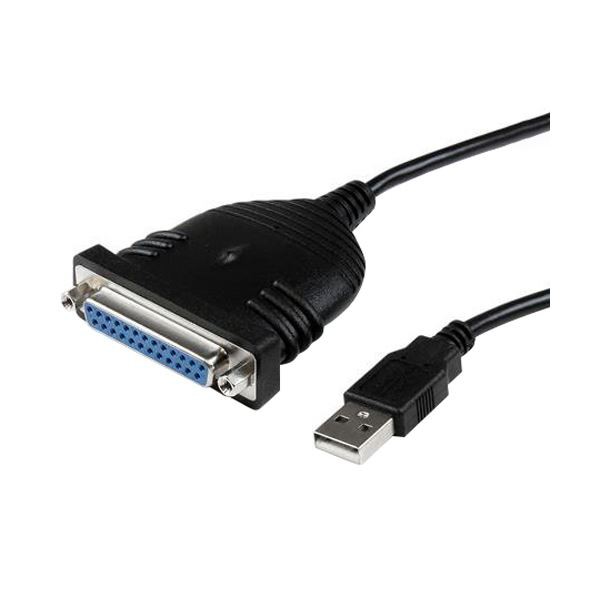 （まとめ）StarTech.com USB-パラレル（D-Sub25ピン）プリンタアダプタケーブル ZU2003S 1.8m ICUSB1284D25 1本 〔×3セット〕〔代引不可〕の通販は