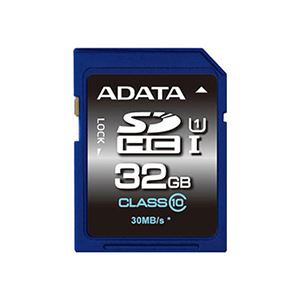 （まとめ）A-DATA（エーデータ） SDHCカードUHS-I対応 超高速タイプ 32GB class10 ASDH32GUICL10-R 1枚 〔×3セット〕〔代引不可〕