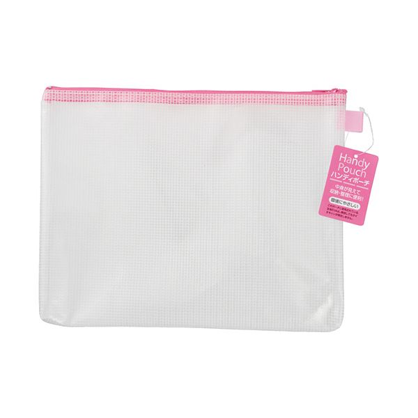 （まとめ）ハピラ ハンディポーチ B5 ピンク HP305PK 1セット（5枚） 〔×3セット〕〔代引不可〕の通販は 6,783円