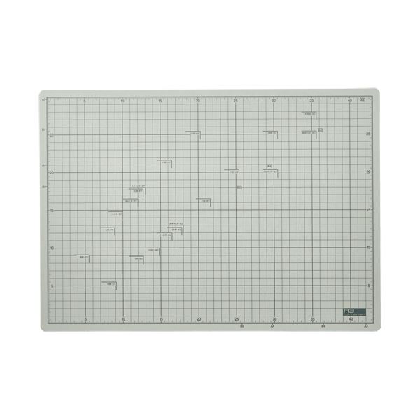 （まとめ）TANOSEE フタル酸エステル不使用 滑りにくいカッターマット A3 320×450mm 1枚 〔×3セット〕〔代引不可〕の通販は 8,030円