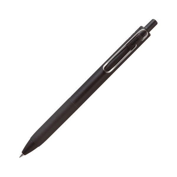（まとめ）三菱鉛筆 ゲルインクボールペン ユニボール ワン 0.5mm 黒 （軸色：黒） UMNS05BK.24 1セット（10本） 〔×3セット〕〔代引不可〕の通販は