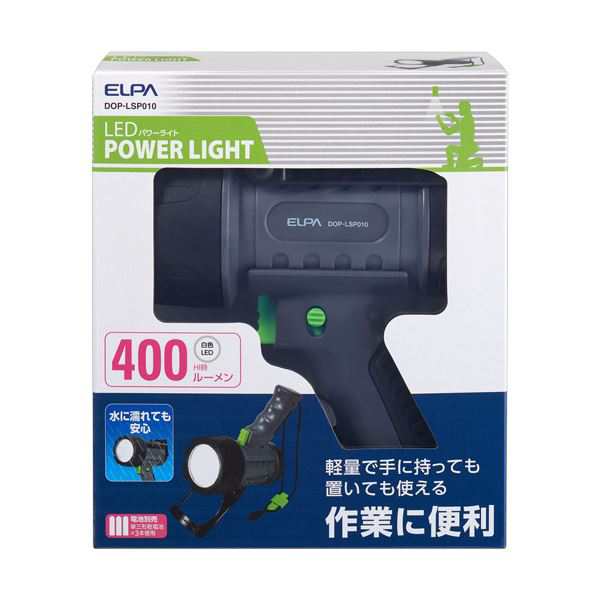 （まとめ）ELPA LEDパワーライトホイッスル付ストラップ DOP-LSP010 1個 〔×5セット〕〔代引不可〕