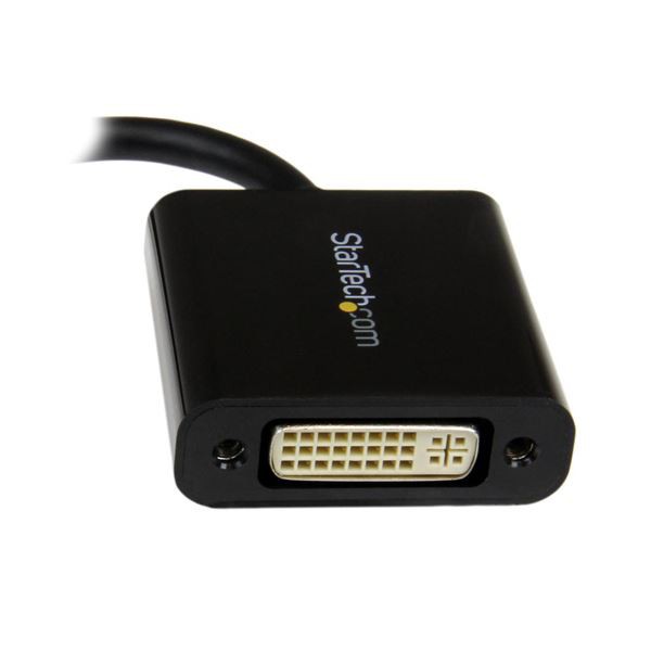 （まとめ）StarTech.com MiniDisplayPort-DVI変換アダプタ ブラック オス/メス 1920×1200対応 MDP2DVI3 1個 〔×5セット〕〔代引不可〕の通販は