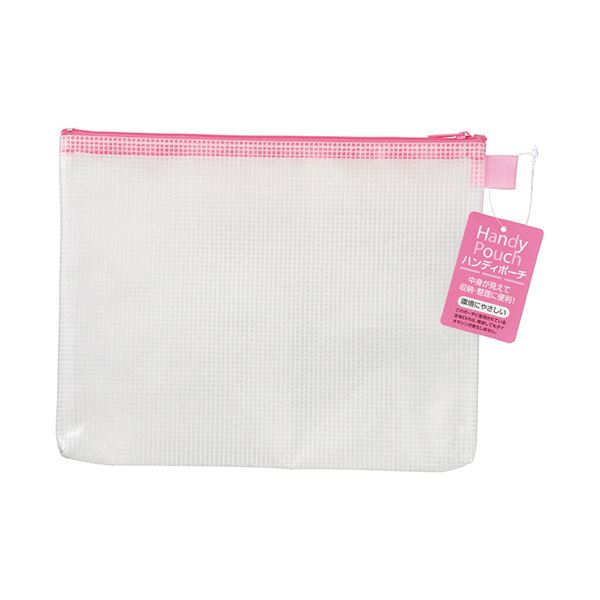 （まとめ）ハピラ ハンディポーチ A5 ピンク HP302PK 1セット（5枚） 〔×10セット〕〔代引不可〕の通販は 19,440円