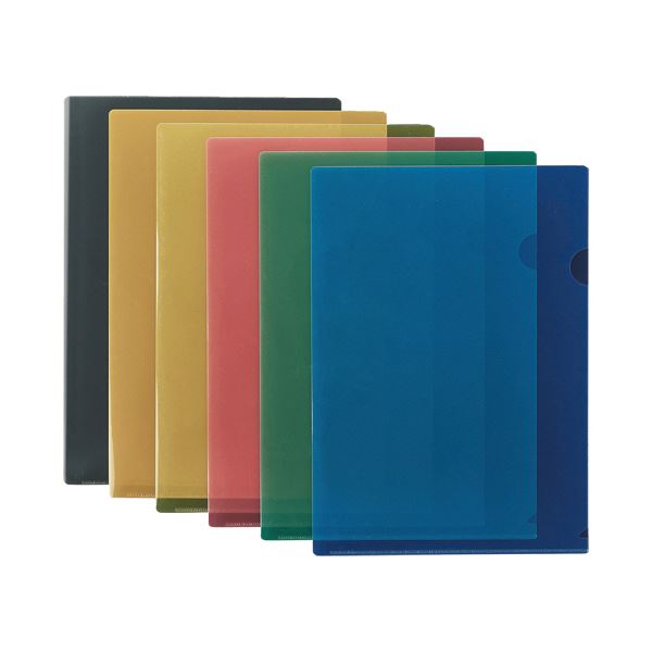 （まとめ）TANOSEE 高透明カラークリアホルダー A4 オレンジ 1セット（30枚：10枚×3パック） 〔×10セット〕〔代引不可〕の通販は